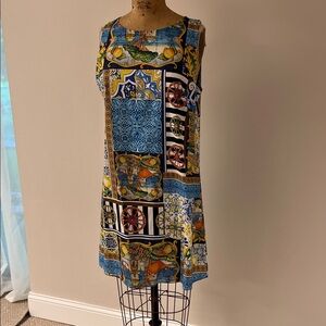 Multicolor Sleeveless Dress